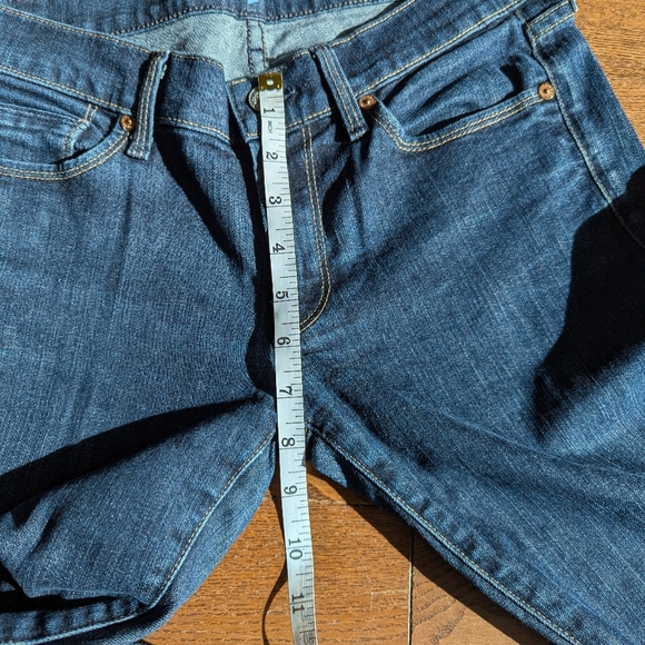 7 For All Mankind Straight Leg Women's Size 27 Dark Wash Denim Office Carrier - Picture 6 of 8